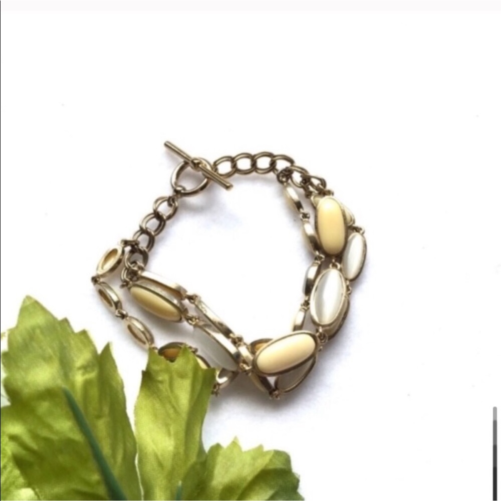 Vintage Unique Triple Strand Bracelet